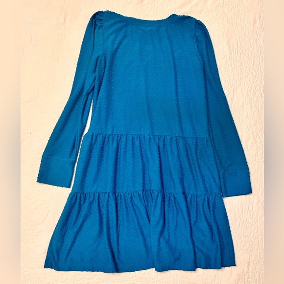 Lilly Pulitzer Teal Bay Arlette Cozy Knit Swiss Dot Mini Dress - Picture 4 of 5